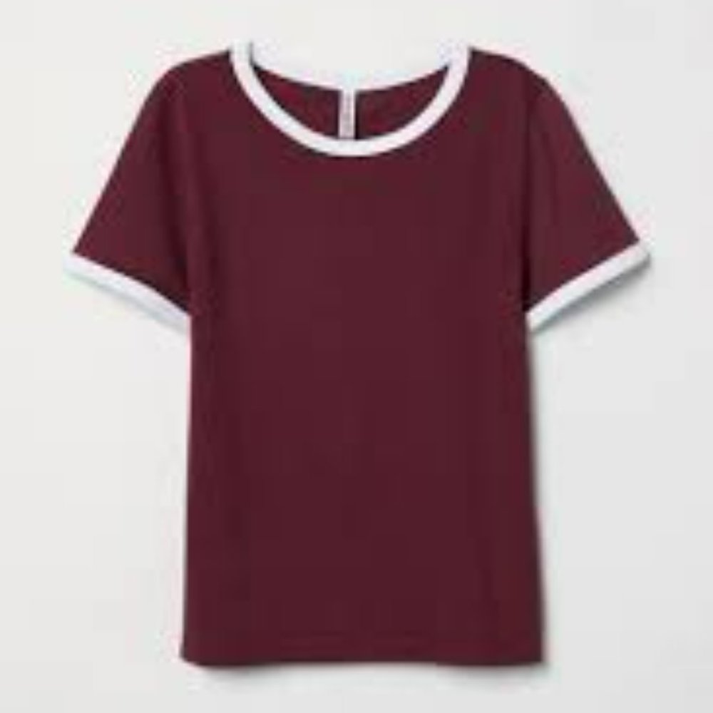 Maroon H&M T-Shirt